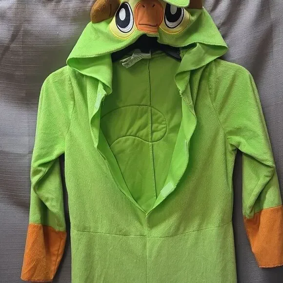 Pokemon Grookey Hooded Jumpsuit Classic Child Costume Size S/P 4-6 - Picture 2 of 7